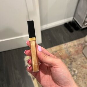 CHANEL Gold Shimmer Lip Gloss